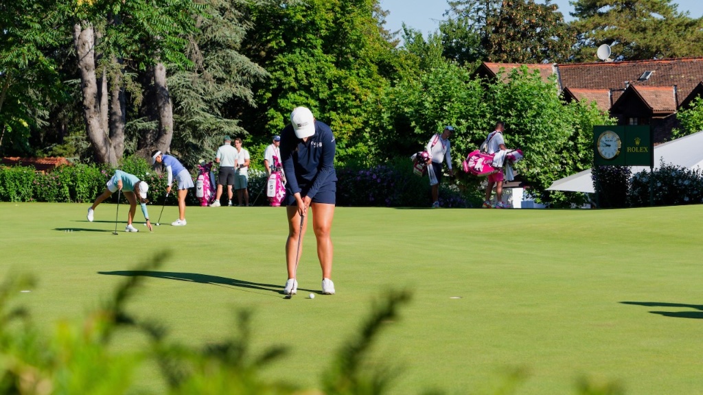 Entrainement au putting green